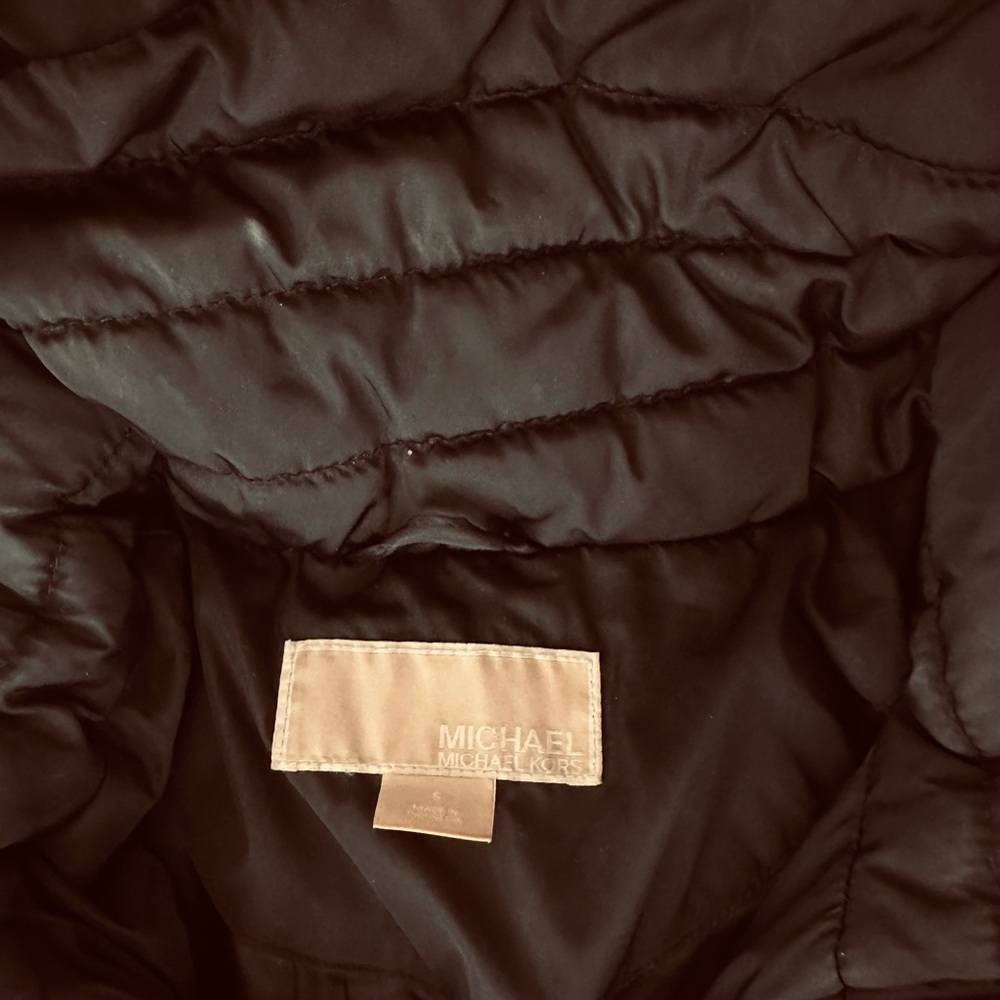 MICHAEL Michael Kors Dark Gray Puffer Jacket - Picture 2 of 5